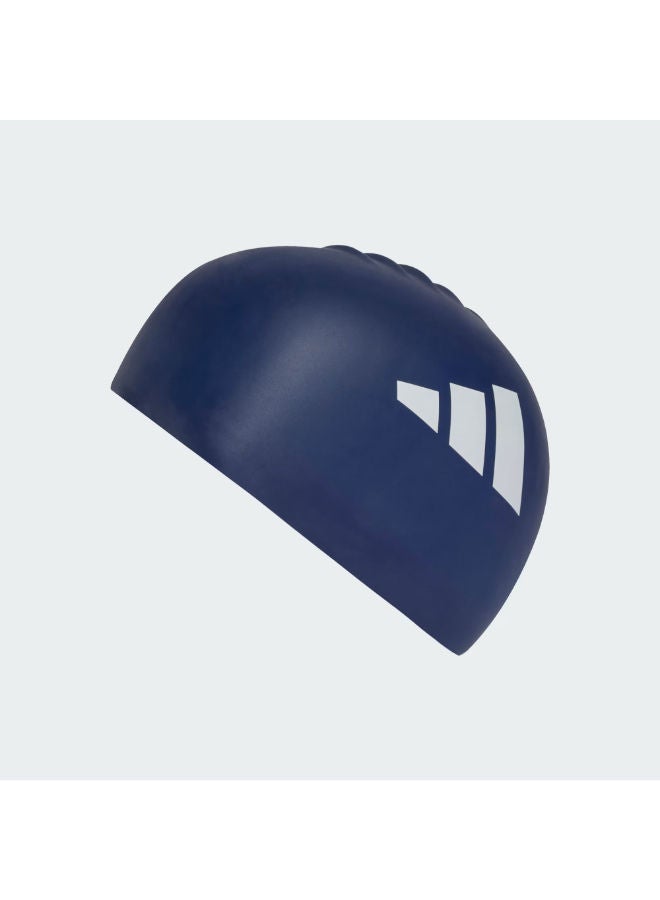 Adidas Adults 3-Stripes Swim Cap - Image 1
